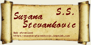 Suzana Stevanković vizit kartica